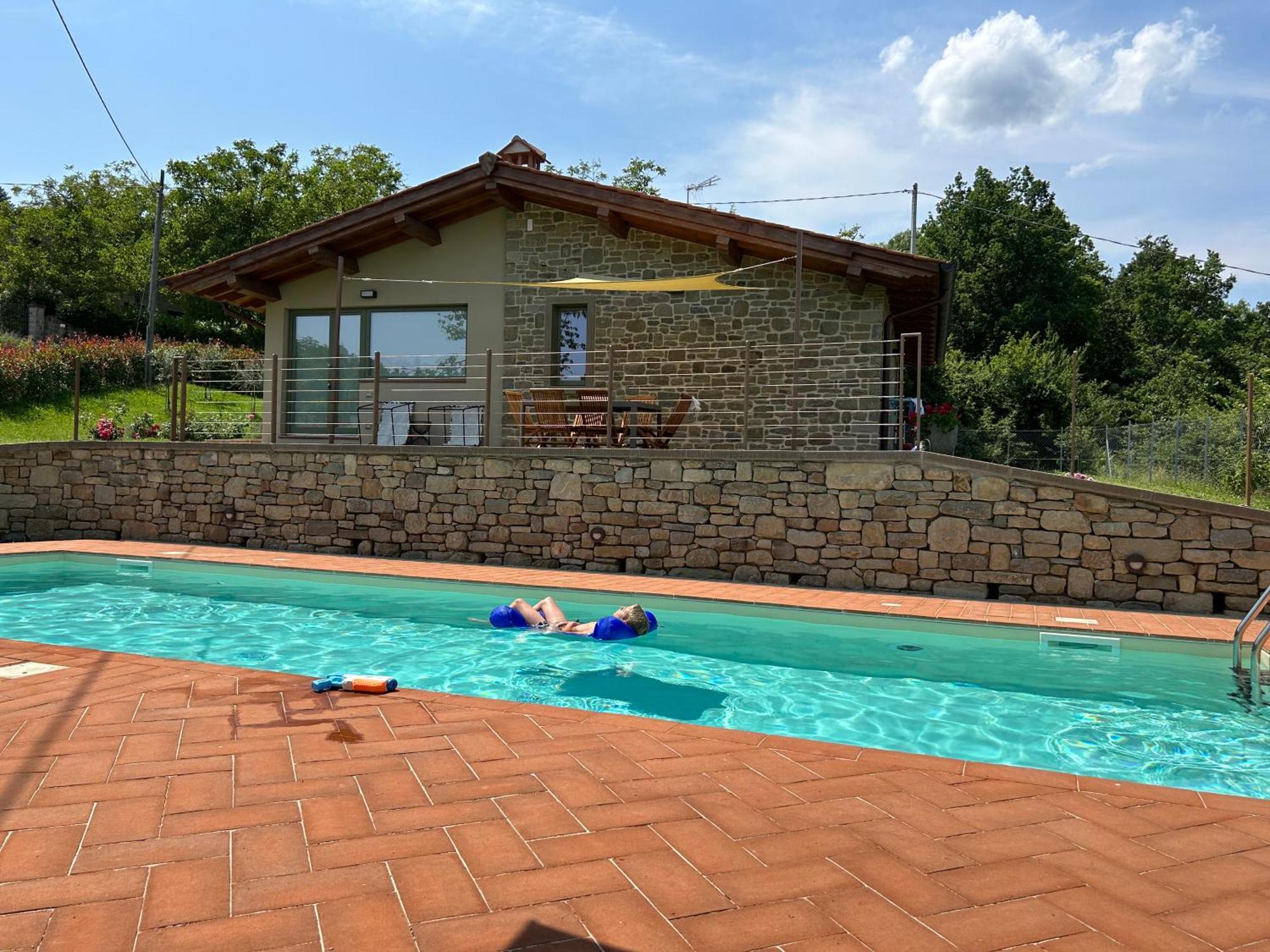 Villa Casa Zeli Castel San Niccolo Esterno foto